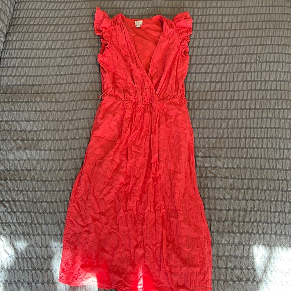 A New Day sleeveless wrap Midi dress